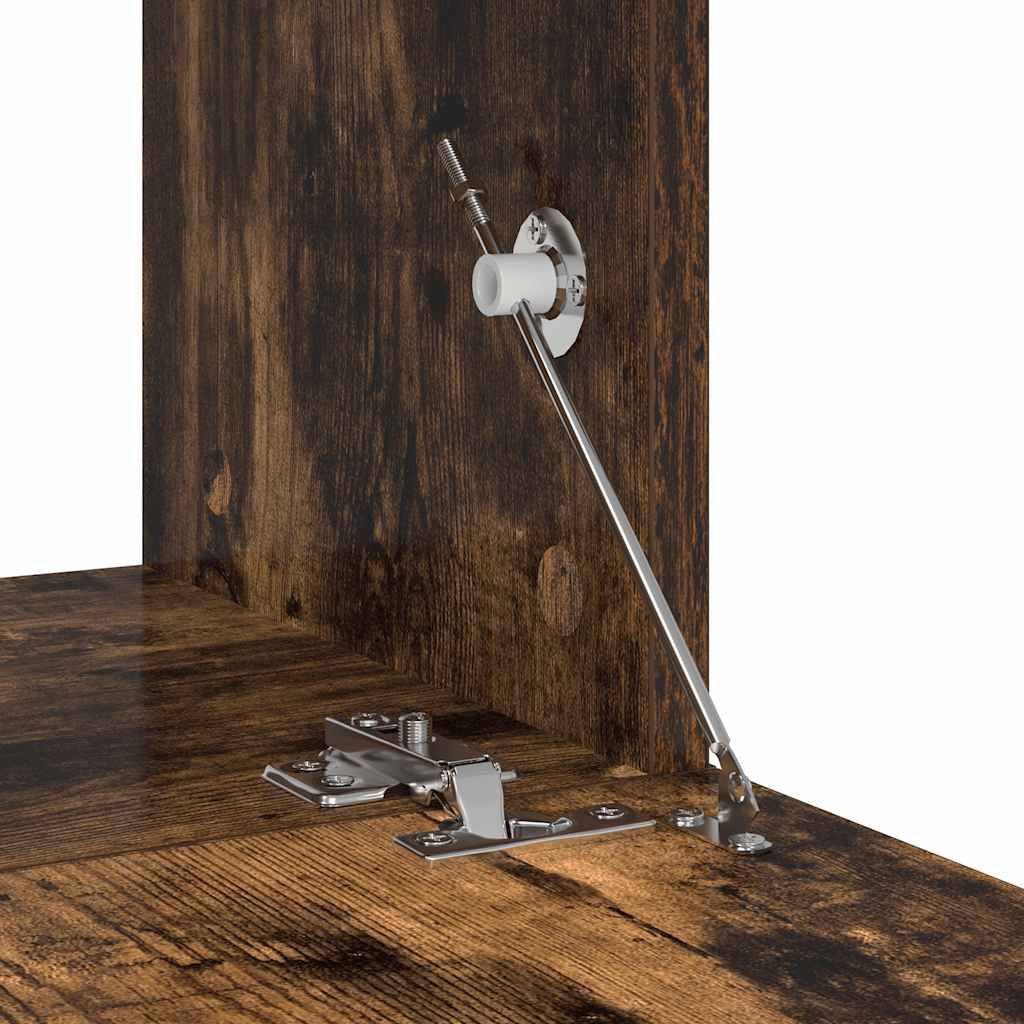 Σετ Επίπλων Τηλεόρασης 4 Τεμαχίων Καπνιστή δρυς Επεξ. Ξύλο