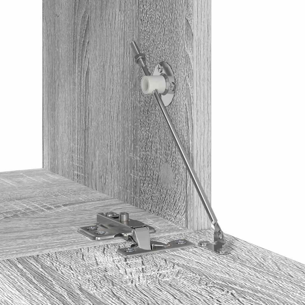 Σετ Επίπλων Τηλεόρασης 4 Τεμ. Γκρι Sonoma Επεξεργασμένο Ξύλο - Pakobazaar