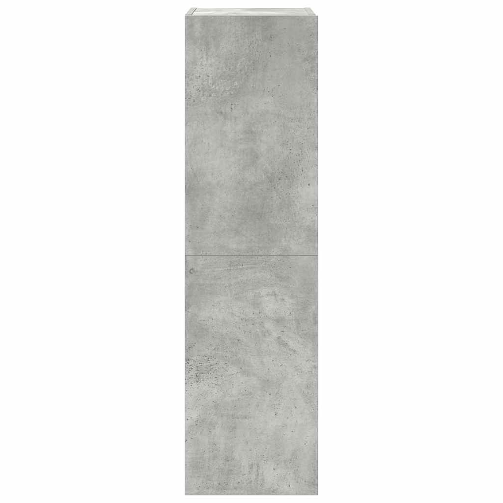 Σετ Επίπλων Τηλεόρασης 4Τεμαχίων Γκρι Σκυρ. Επεξεργασμένο Ξύλο - PAKOBAZAAR