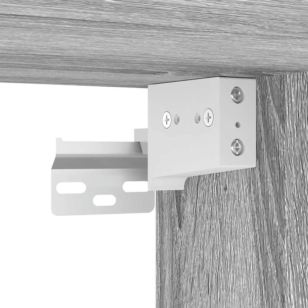 Σετ Επίπλων Τηλεόρασης 4 Τεμ. Γκρι Sonoma Επεξεργασμένο Ξύλο - PAKOBAZAAR