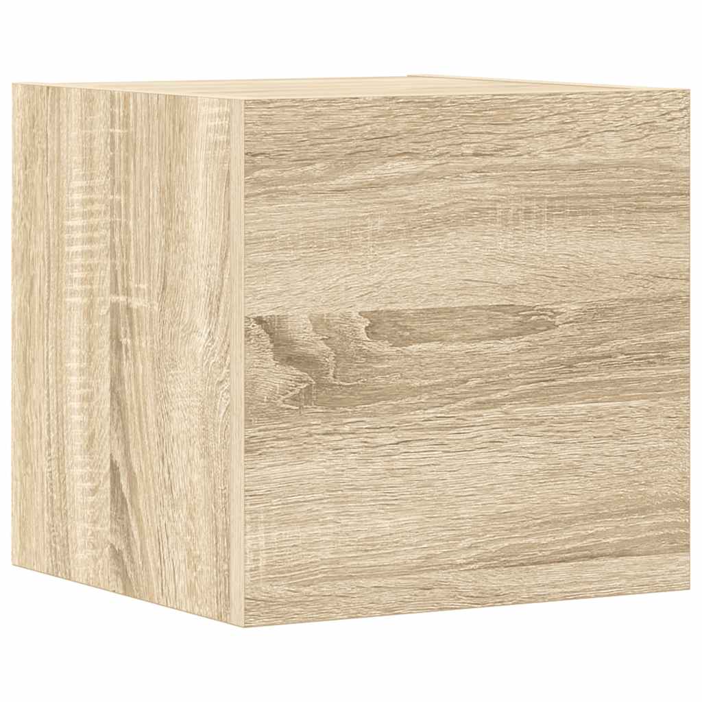 Σετ Επίπλων Τηλεόρασης 4 Τεμαχίων Sonoma Δρυς Επεξ. Ξύλο - Pakobazaar