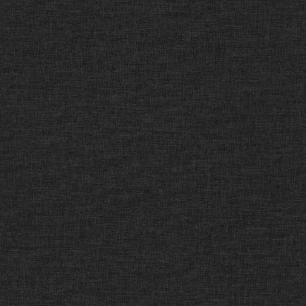 Καρέκλες Τραπεζαρίας 2 τεμ. Μαύρες από Ύφασμα & Συνθετικό Δέρμα