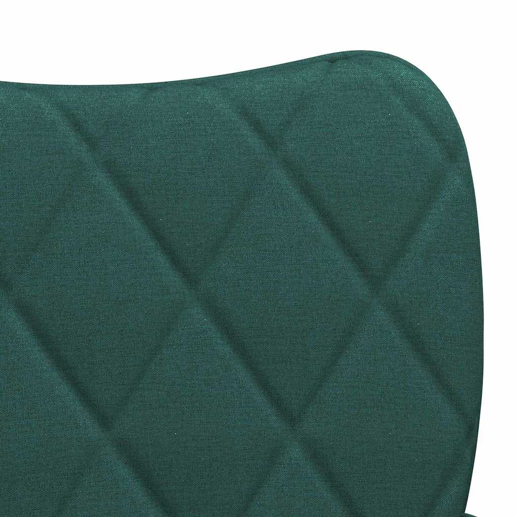 Καρέκλα τραπεζαρίας 2 pcs Σκούρο Πράσινο 55 x 58 x 82 εκ