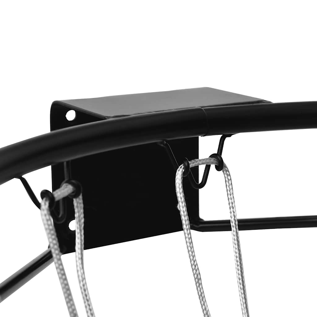 Στεφάνι Μπασκέτας Μαύρο 45 εκ. από Ατσάλι - Pakobazaar