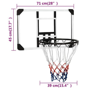 Ταμπλό Μπασκέτας Διάφανο 71x45x2,5 εκ. Πολυανθρακικό - Pakobazaar