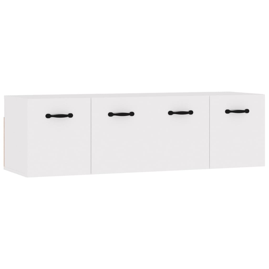 Ντουλάπια Τοίχου 2 τεμ. Λευκά 80x35x36,5 εκ. Επεξ. Ξύλο - Pakobazaar