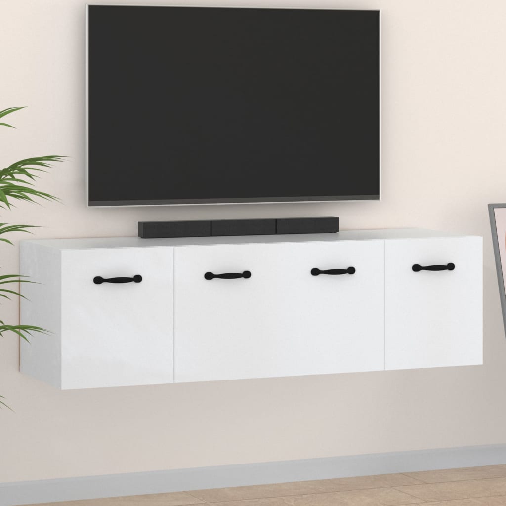 Ντουλάπια Τοίχου 2 τεμ. Λευκά 80x35x36,5 εκ. Επεξ. Ξύλο - Pakobazaar