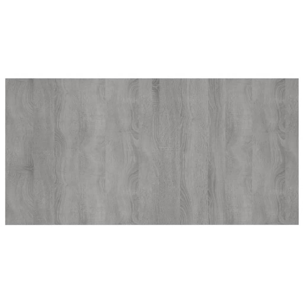 Κεφαλάρι Κρεβατιού με Κομοδίνα Γκρι Sonoma Επεξεργασμένο Ξύλο - PAKOBAZAAR