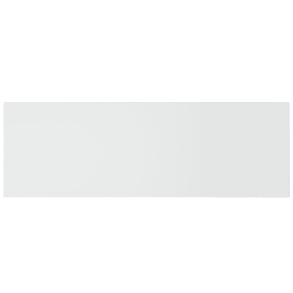 Κεφαλάρι Κρεβατιού με Κομοδίνα Λευκό από Επεξεργασμένο Ξύλο - PAKOBAZAAR