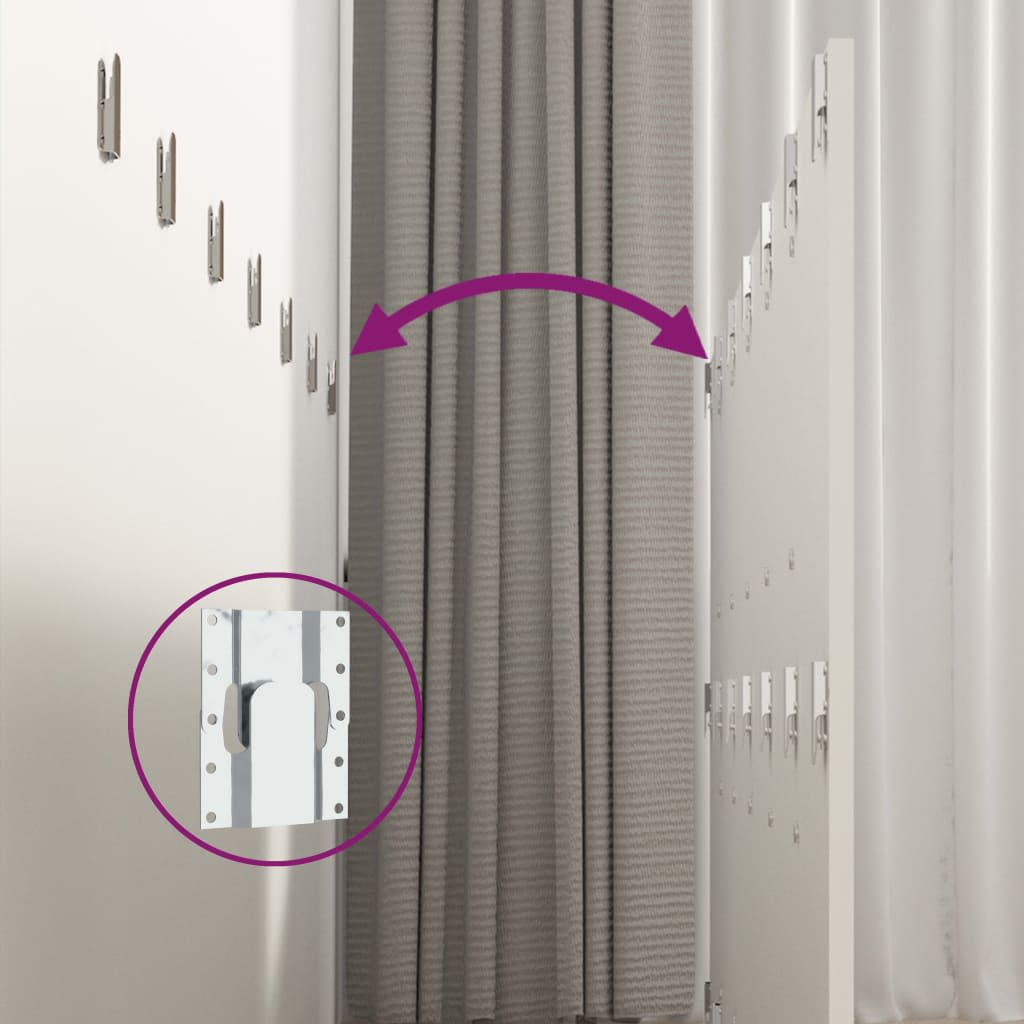 Κεφαλάρι Κρεβατιού με Κομοδίνα Λευκό από Επεξεργασμένο Ξύλο - PAKOBAZAAR