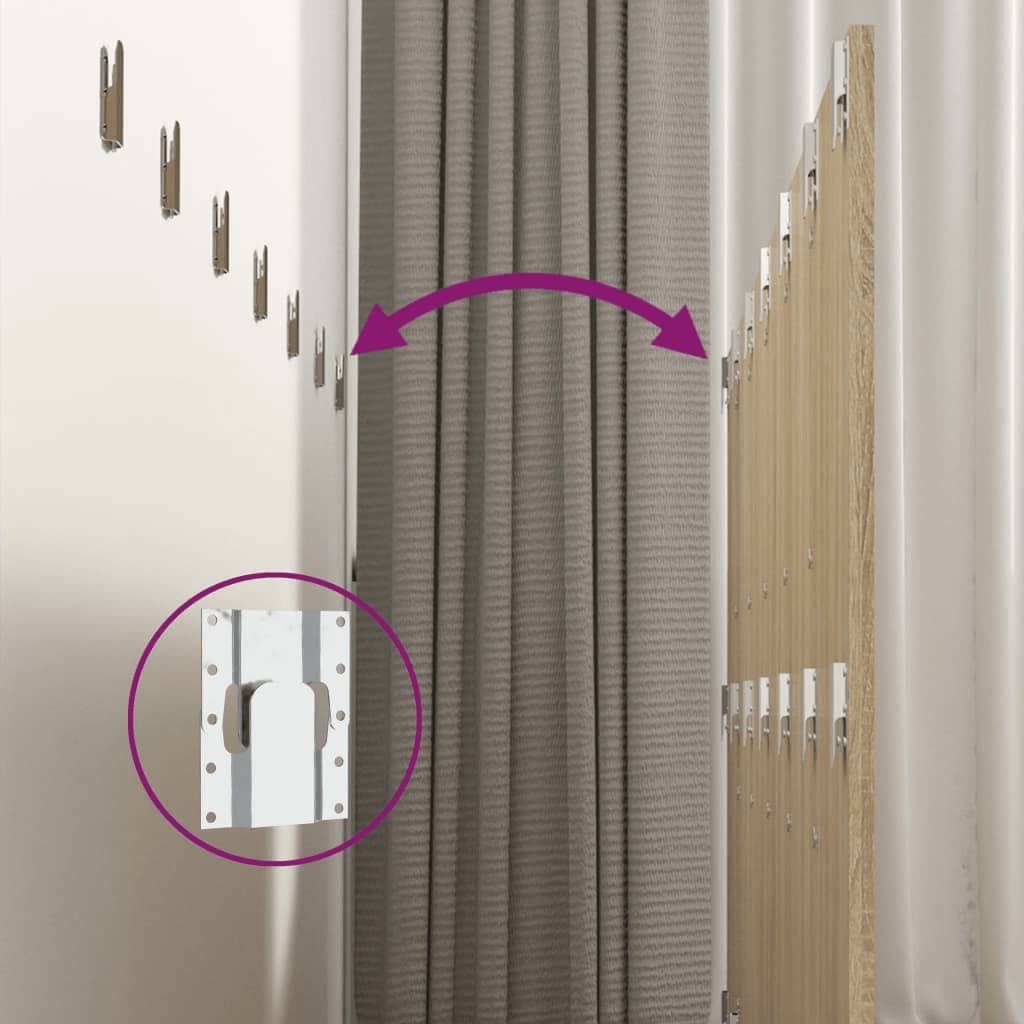 Κεφαλάρι Κρεβατιού με Κομοδίνα Sonoma Δρυς Επεξεργασμένο Ξύλο - PAKOBAZAAR