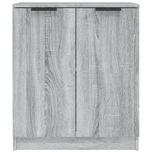 Ντουλάπι 2 τεμ. Γκρι Sonoma 60x30x70 εκ. από Επεξεργασμένο Ξύλο - PAKOBAZAAR