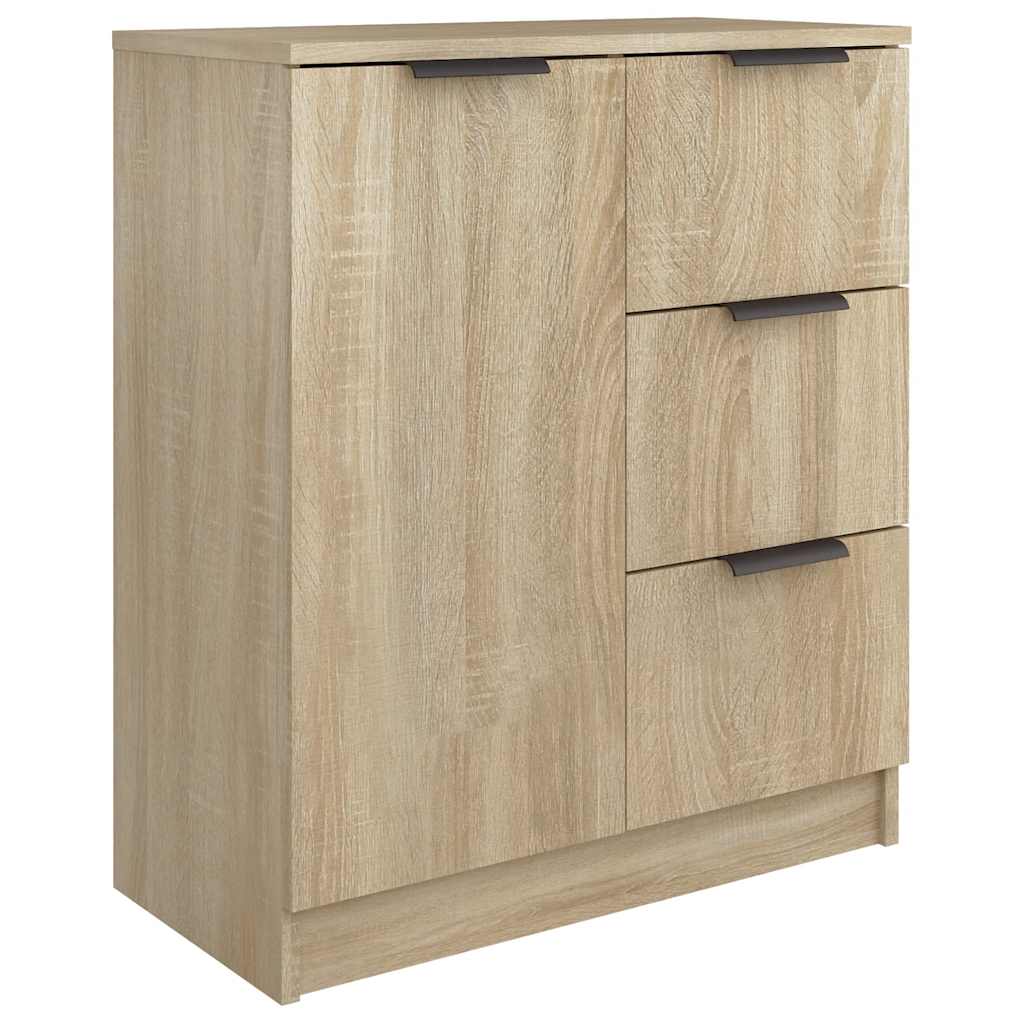 Ντουλάπια 2 τεμ. Sonoma Δρυς 60x30x70 εκ. Επεξεργασμένο Ξύλο - PAKOBAZAAR