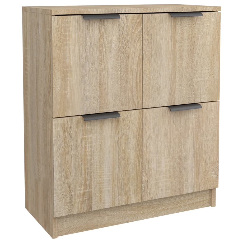 Ντουλάπια 2 τεμ. Sonoma Δρυς 60x30x70 εκ. Επεξεργασμένο Ξύλο - Pakobazaar