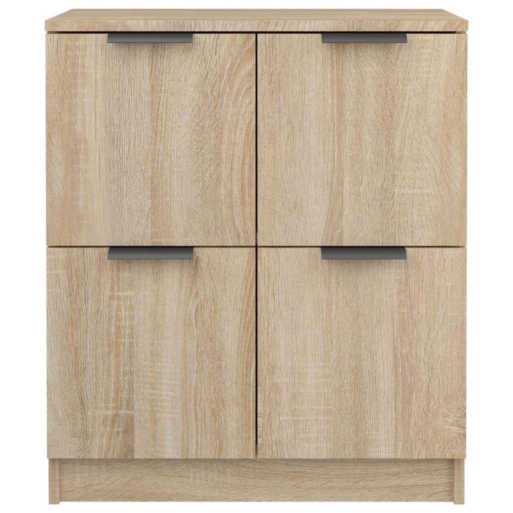 Ντουλάπια 2 τεμ. Sonoma Δρυς 60x30x70 εκ. Επεξεργασμένο Ξύλο - Pakobazaar