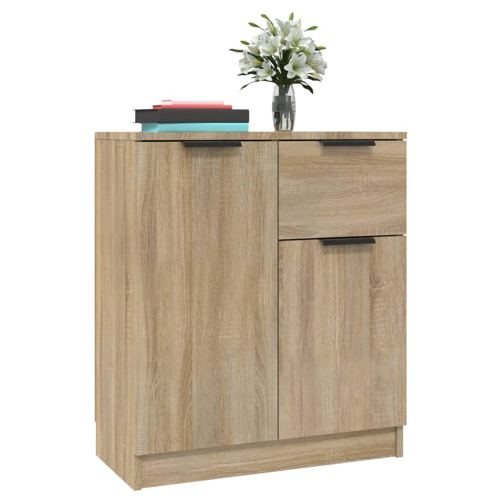 Ντουλάπια 2 τεμ. Sonoma Δρυς 60x30x70 εκ. Επεξεργασμένο Ξύλο - PAKOBAZAAR