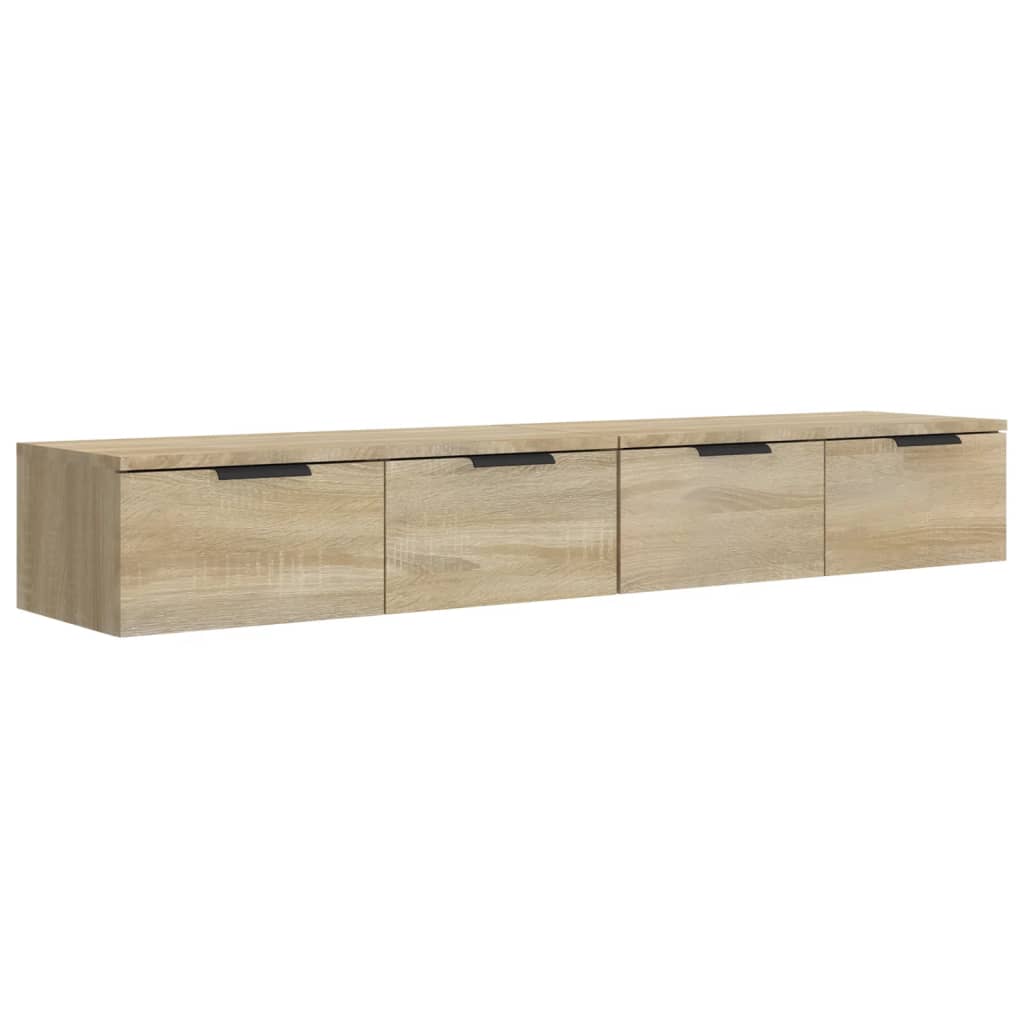 Ντουλάπια Τοίχου 2 τεμ. Sonoma Δρυς 68x30x20 εκ. Επεξ. Ξύλο - PAKOBAZAAR
