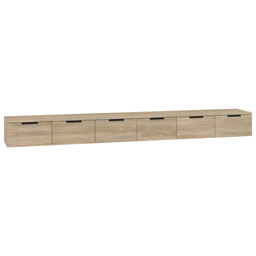 Ντουλάπια Τοίχου 2 τεμ. Sonoma Δρυς 102x30x20 εκ. Επεξ. Ξύλο - PAKOBAZAAR