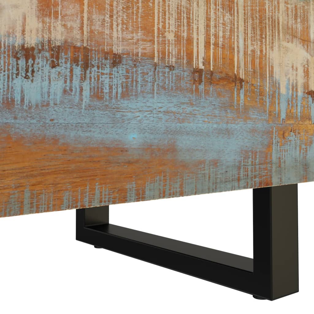 Κομοδίνα 2 τεμ. 40 x 33 x 46 εκ. από Μασίφ Ανακυκλωμένο Ξύλο