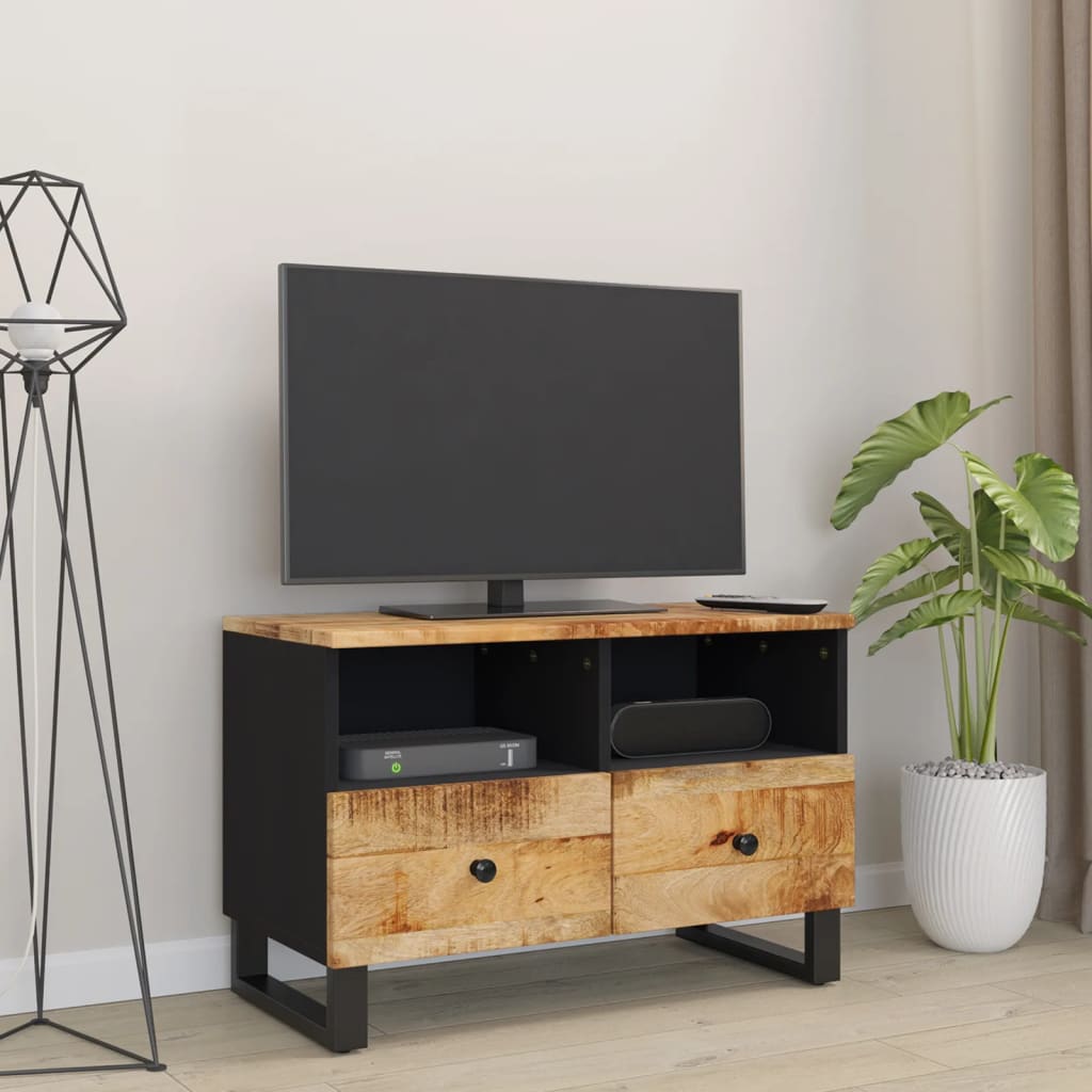 Έπιπλο Τηλεόρασης 70 x 33 x 46 εκ. από Μασίφ Ξύλο Μάνγκο