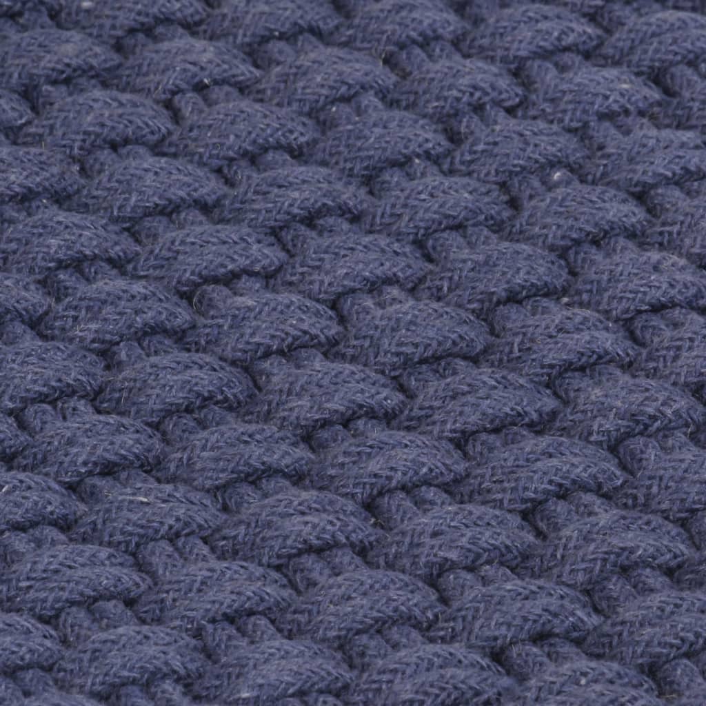 Χαλί Ορθογώνιο Ναυτικό Μπλε 120x180 εκ. Βαμβάκι