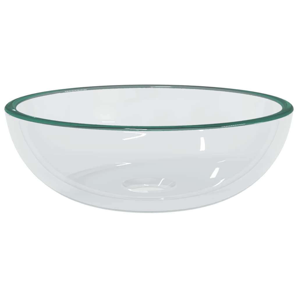 Νιπτήρας Διάφανος 35 x 12 εκ. από Ψημένο Γυαλί - Pakobazaar