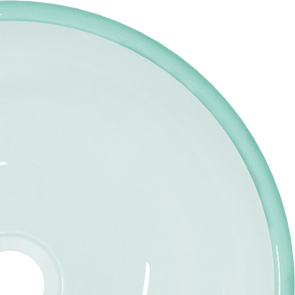 Νιπτήρας με Αμμοβολή 35 x 12 εκ. από Ψημένο Γυαλί