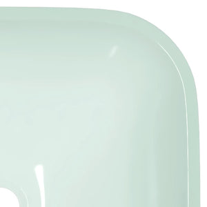 Νιπτήρας Λευκός 42 x 42 x 14 εκ. Γυάλινος - Pakobazaar