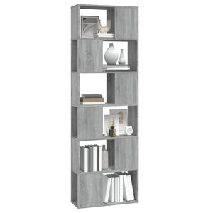 Βιβλιοθήκη/Διαχωριστικό Χώρου Γκρι Sonoma 60 x 24 x 186 εκ. - Pakobazaar