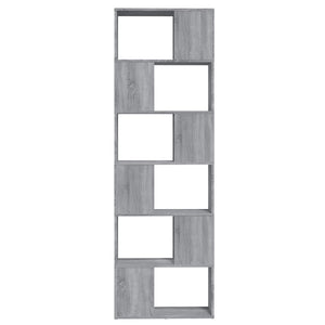 Βιβλιοθήκη/Διαχωριστικό Χώρου Γκρι Sonoma 60 x 24 x 186 εκ. - Pakobazaar