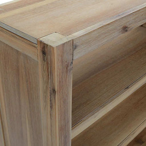 Βιβλιοθήκη με 6 Επίπεδα 80x30x170 εκ. Μασίφ Ξύλο Ακακίας