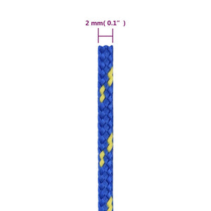 Σχοινί Ναυτιλίας Μπλε 2 χιλ. 25 μ. από Πολυπροπυλένιο - PAKOBAZAAR