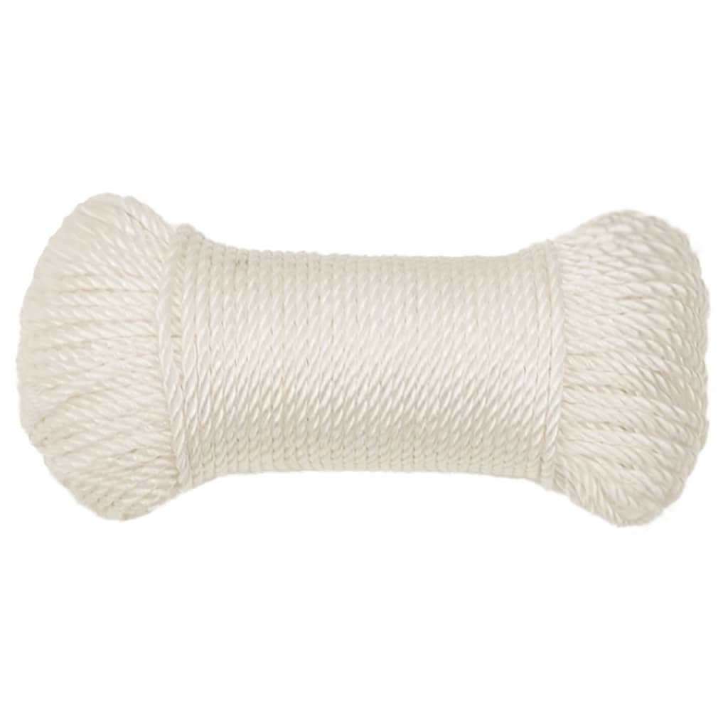Σχοινί Εργασίας Λευκό 6 χιλ. 500 μ. από Πολυπροπυλένιο - PAKOBAZAAR