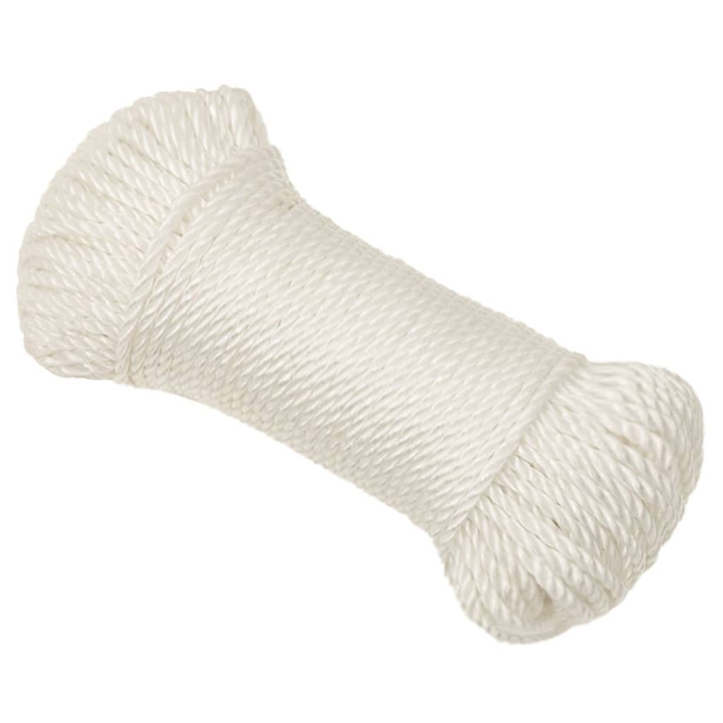 Σχοινί Εργασίας Λευκό 8 χιλ. 250 μ. από Πολυπροπυλένιο - PAKOBAZAAR