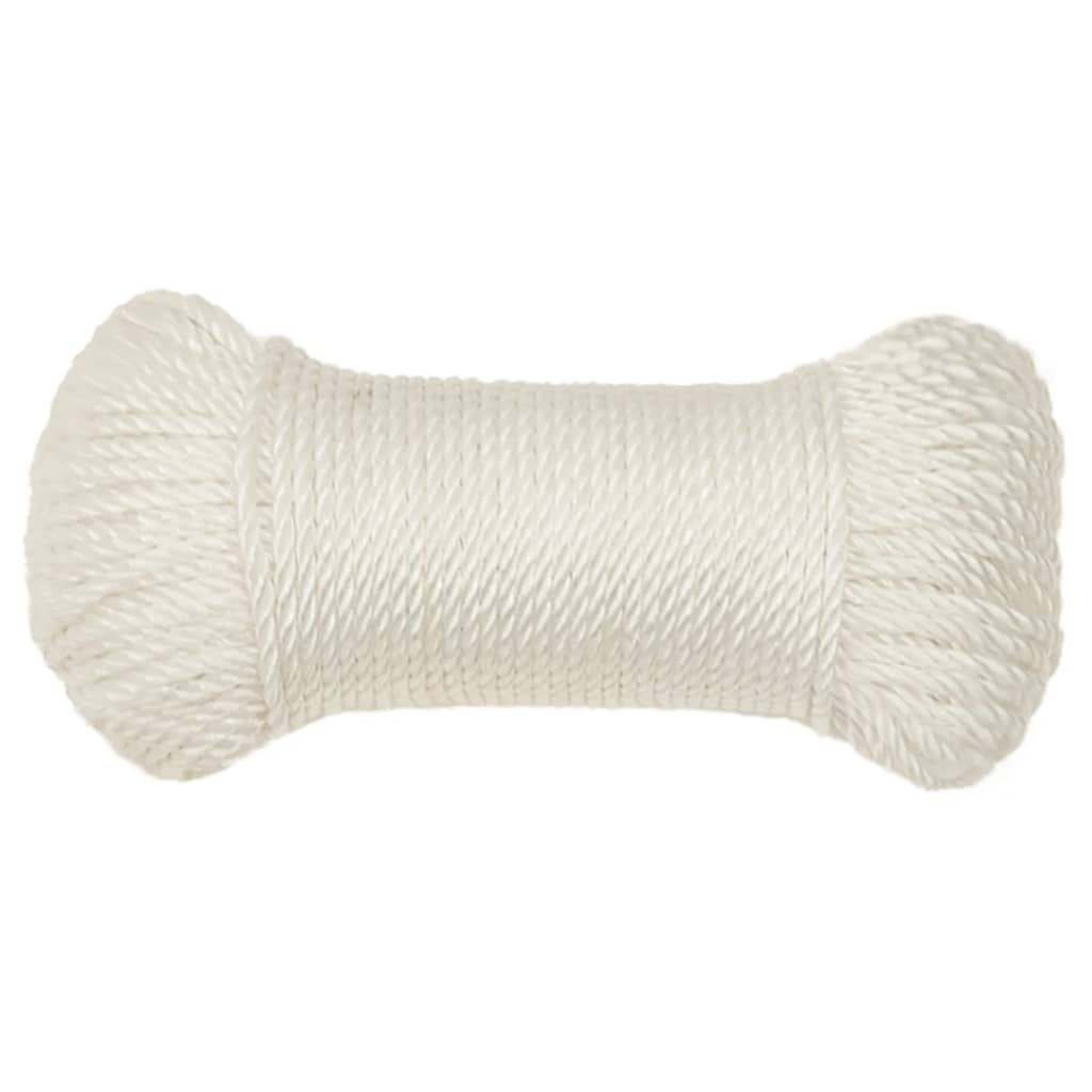 Σχοινί Εργασίας Λευκό 8 χιλ. 250 μ. από Πολυπροπυλένιο - PAKOBAZAAR