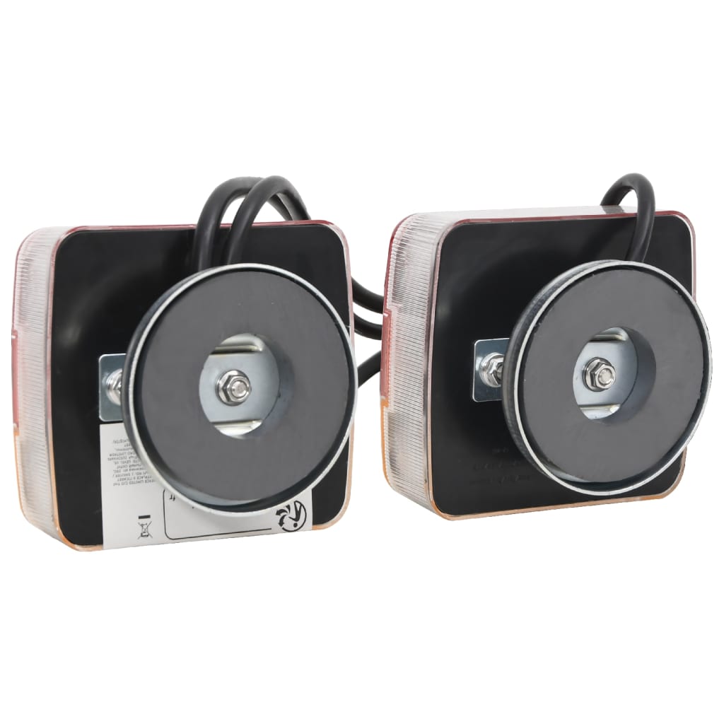 Φώτα Τρέιλερ 2 τεμ. Κόκκινα 10,5x7,5x10 εκ. LED Λαμπτήρας 12V - PAKOBAZAAR