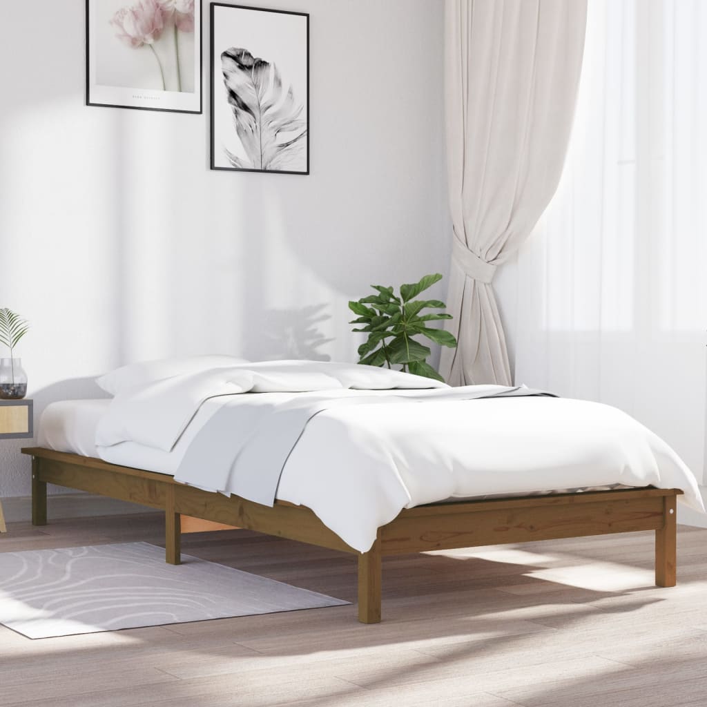 Πλαίσιο Κρεβατιού Μελί 75x190 εκ. Ξύλο Πεύκου Small Single
