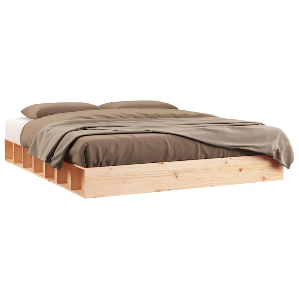 Πλαίσιο Κρεβατιού 150 x 200 εκ. Μασίφ Ξύλο King Size - Pakobazaar