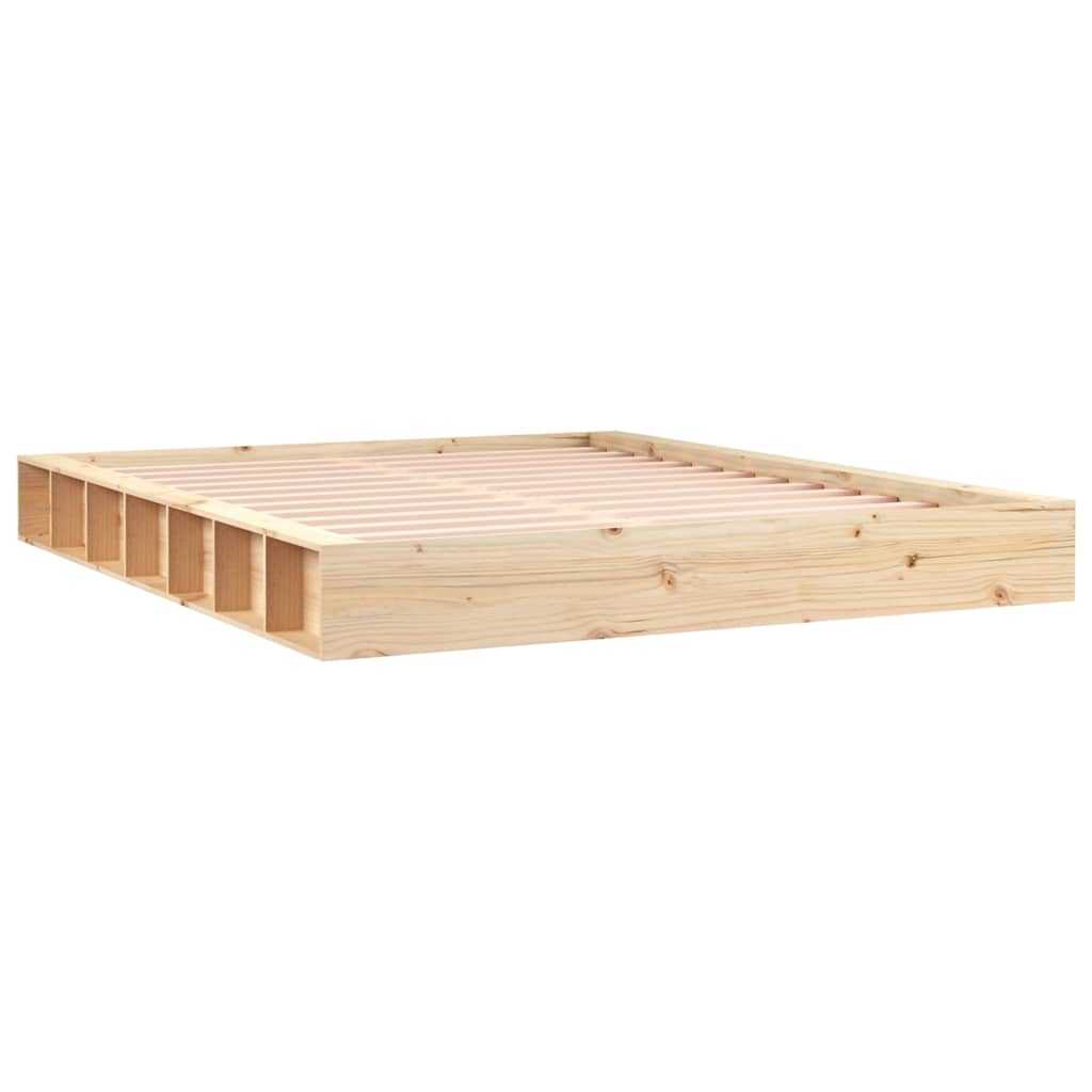 Πλαίσιο Κρεβατιού 150 x 200 εκ. Μασίφ Ξύλο King Size - Pakobazaar