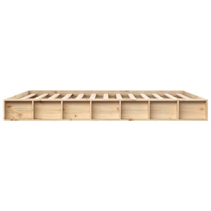 Πλαίσιο Κρεβατιού 150 x 200 εκ. Μασίφ Ξύλο King Size - Pakobazaar