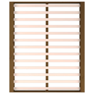 Σκελετός κρεβατιού Honey Brown 150x200 cm King Size Μασίφ Ξύλο