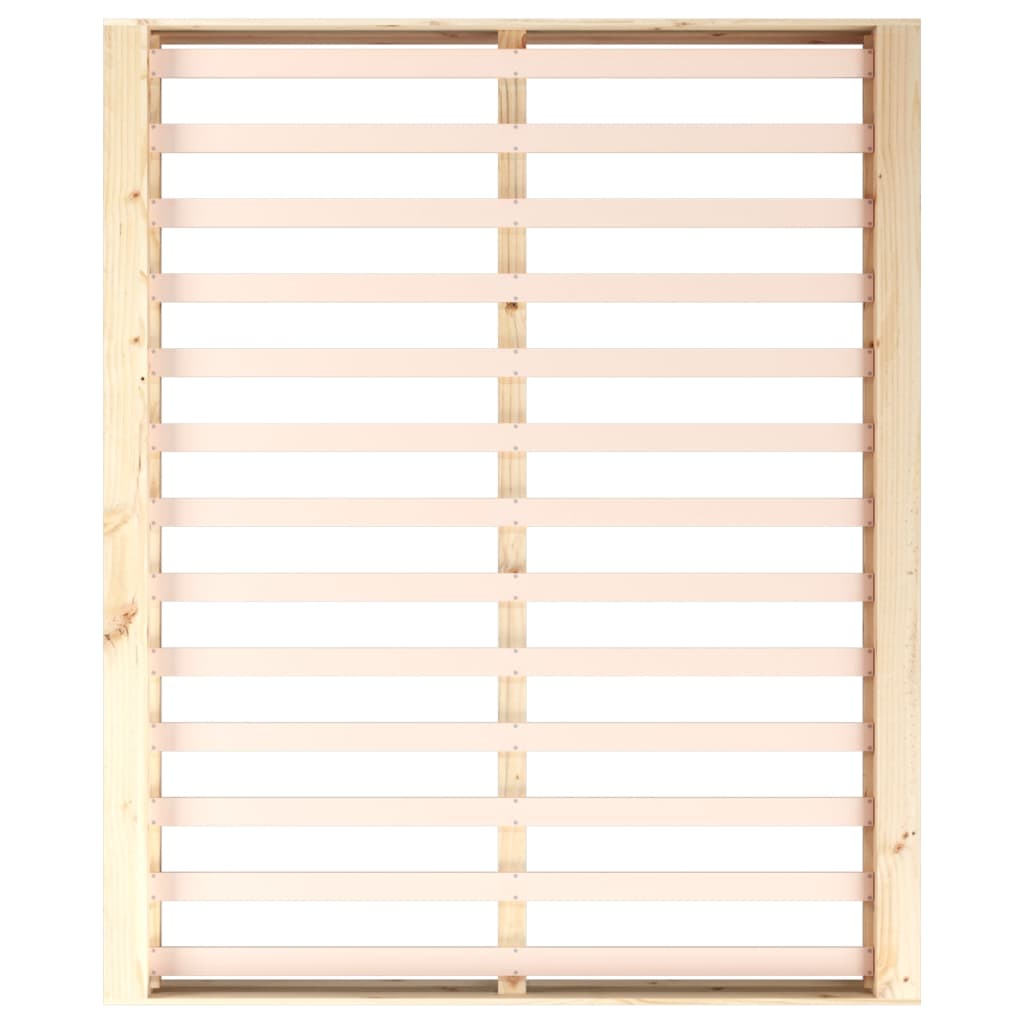 Πλαίσιο Κρεβατιού 140 x 200 εκ. από Μασίφ Ξύλο