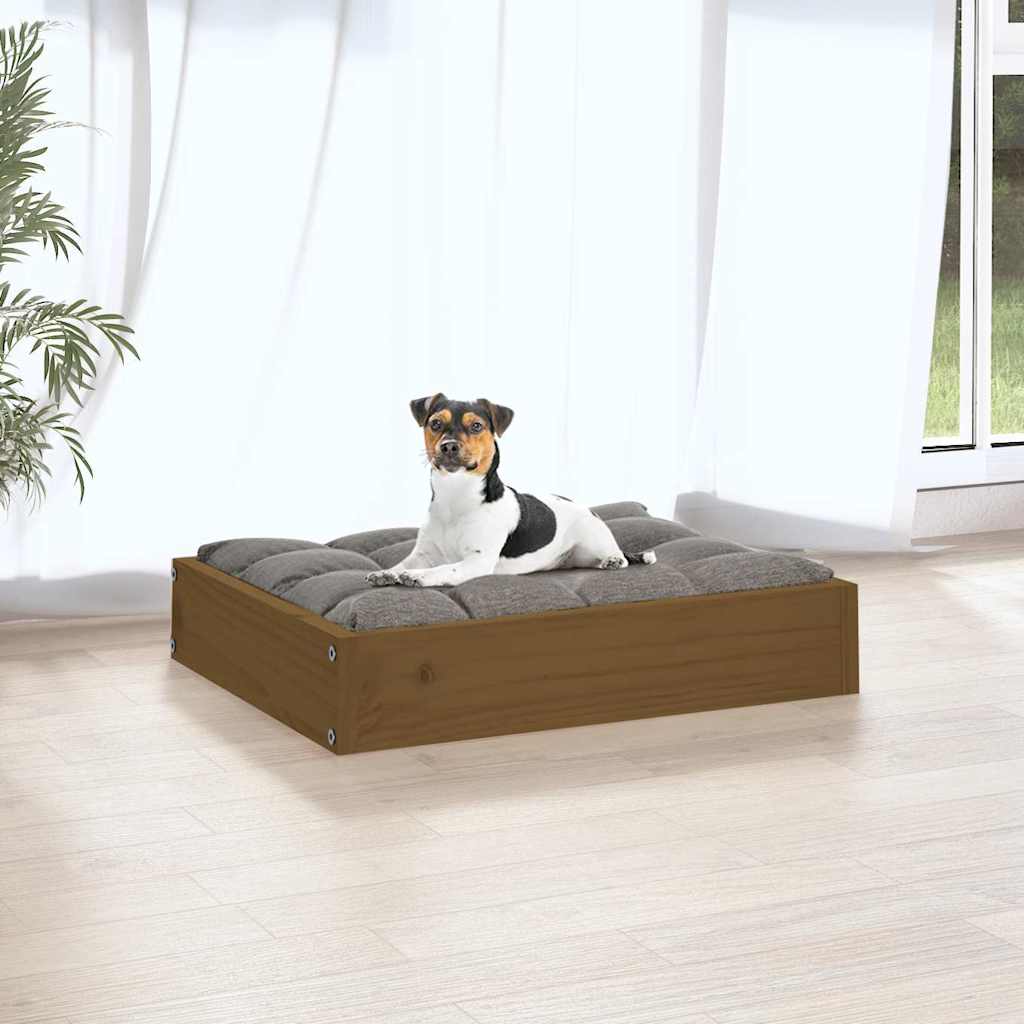 Κρεβάτι Σκύλου Μελί 51,5 x 44 x 9 εκ. από Μασίφ Ξύλο Πεύκου