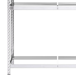 Ραφιέρα Ελαστικών 3 Επιπέδων Ασημί 110 x 40 x 200 εκ. Ατσάλι - Pakobazaar