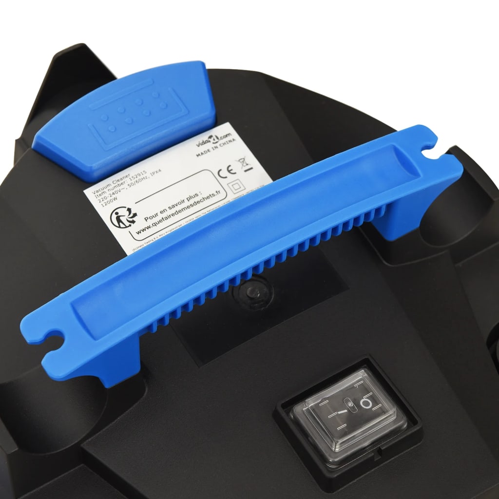 Ηλεκτρική Σκούπα Υγρής / Ξηρής Απορρόφησης 1200 W Ασημί 20 Λ - PAKOBAZAAR