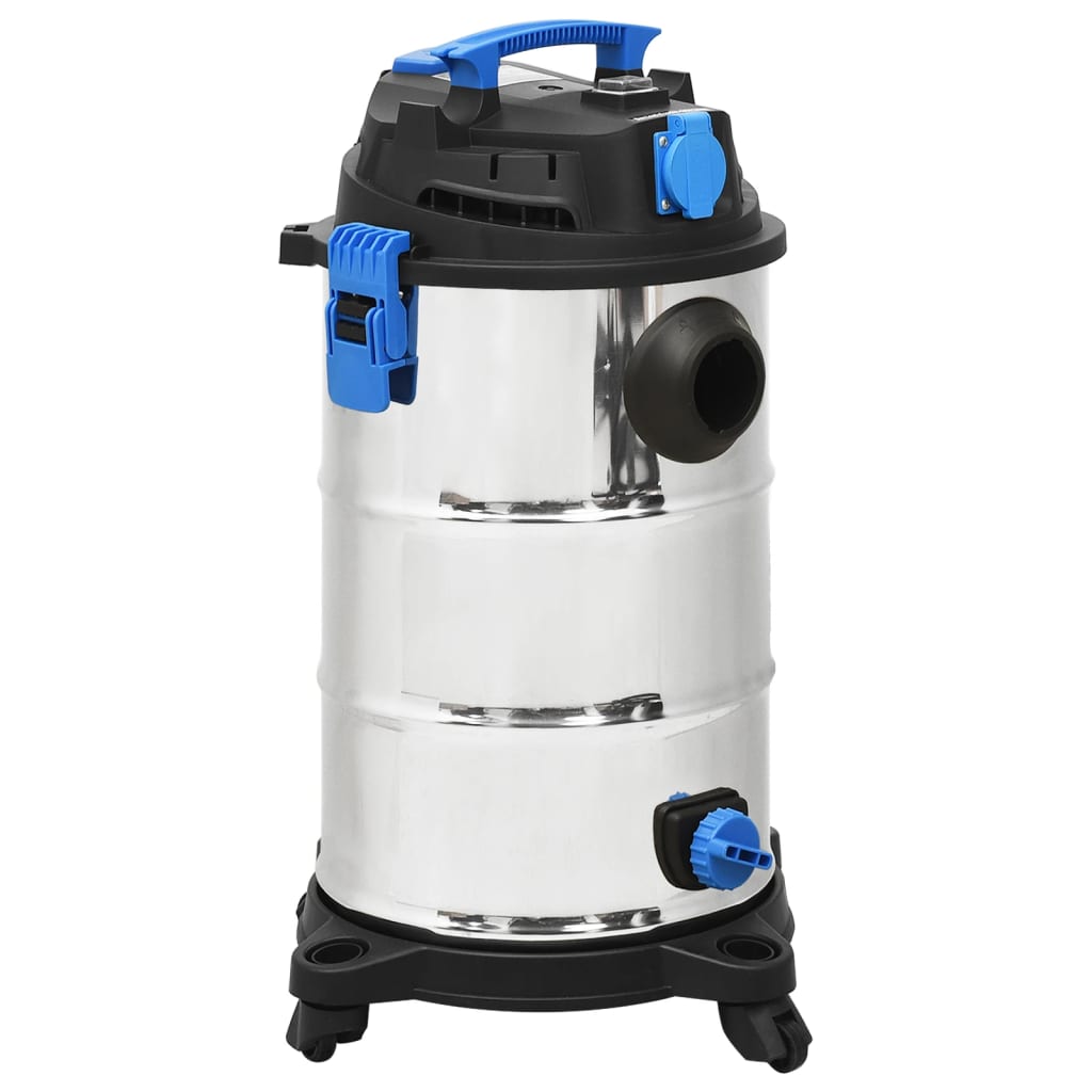 Ηλεκτρική Σκούπα Υγρής / Ξηρής Απορρόφησης 1200 W Ασημί 30 Λ - PAKOBAZAAR