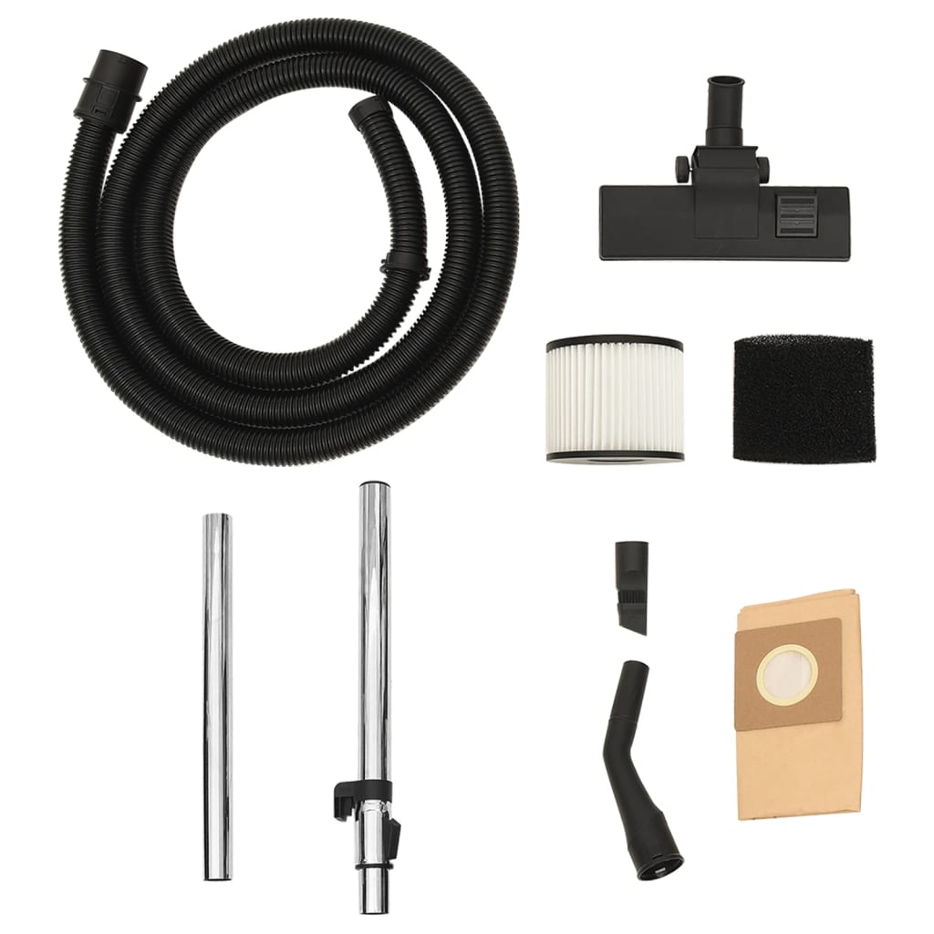 Ηλεκτρική Σκούπα Υγρής / Ξηρής Απορρόφησης 1200 W Ασημί 30 Λ - PAKOBAZAAR