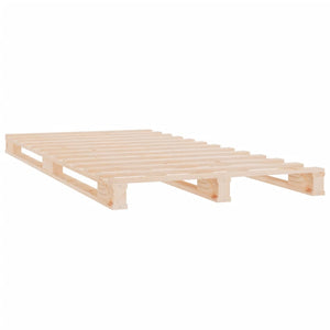 Κρεβάτι Παλέτες 75 x 190 εκ. Μασίφ Ξύλο Πεύκου Small Single - Pakobazaar