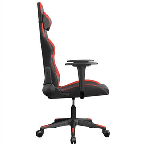 Καρέκλα Gaming Μασάζ Μαύρο/Κόκκινο από Συνθετικό Δέρμα