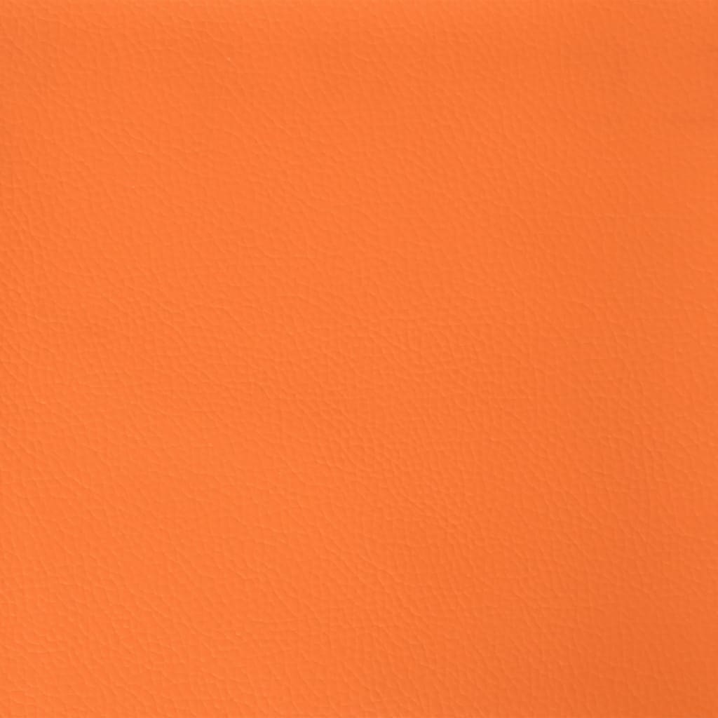 Καρέκλα Gaming Μασάζ Μαύρο/πορτοκαλί από Συνθετικό Δέρμα